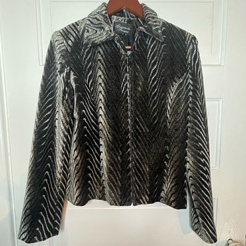 Giancarlo Ferrari Vintage Zip Front Jacket
